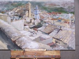 Concurso de Pintura al aire Libre en Mula 2009